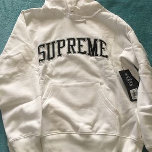 Polar White Oakland Raider’s Supreme Hoodie